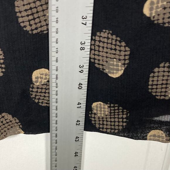 PADDY CAMPBELL Dress UK 14/US 10 Virgin Wool Geo Print Bow Ruched Lined - Picture 5 of 11